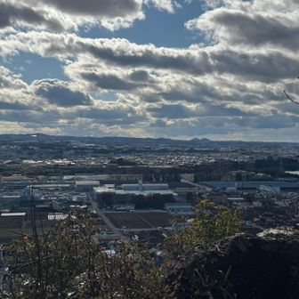 眺望　遠くに尾張富士