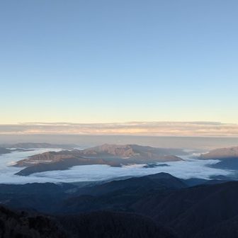 経ヶ岳・法恩寺山 前夜まで曇ってたけど晴れてくれた🌞️