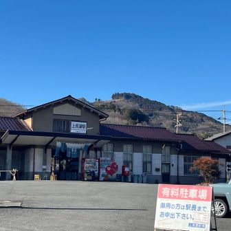 ゴール。上長瀞駅と宝登山。
