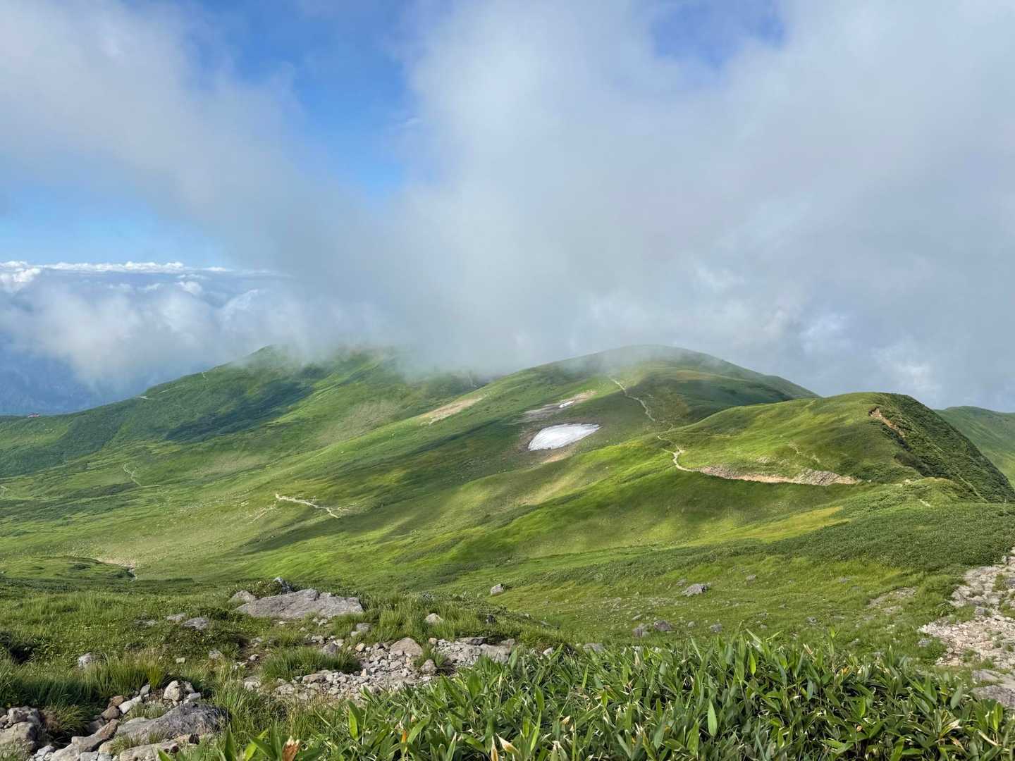 姥沢-牛首-月山 往復コースの写真
