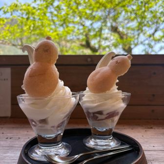 パフェ💓季節のあんは桜🌸