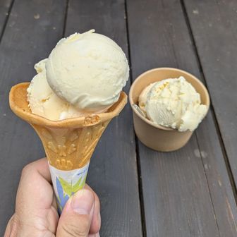 瑞牆山荘に下山してアイス休憩
「瑞牆」って、漢字で書けない😂