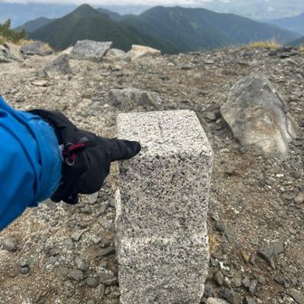 初めての日本百高山⑩ 横通岳✨ 今回の山行締めになるので感慨深い🥹