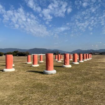 唐の長安を模したもので持統・文武・元明の３代、16年にわたって宮殿があったとされている