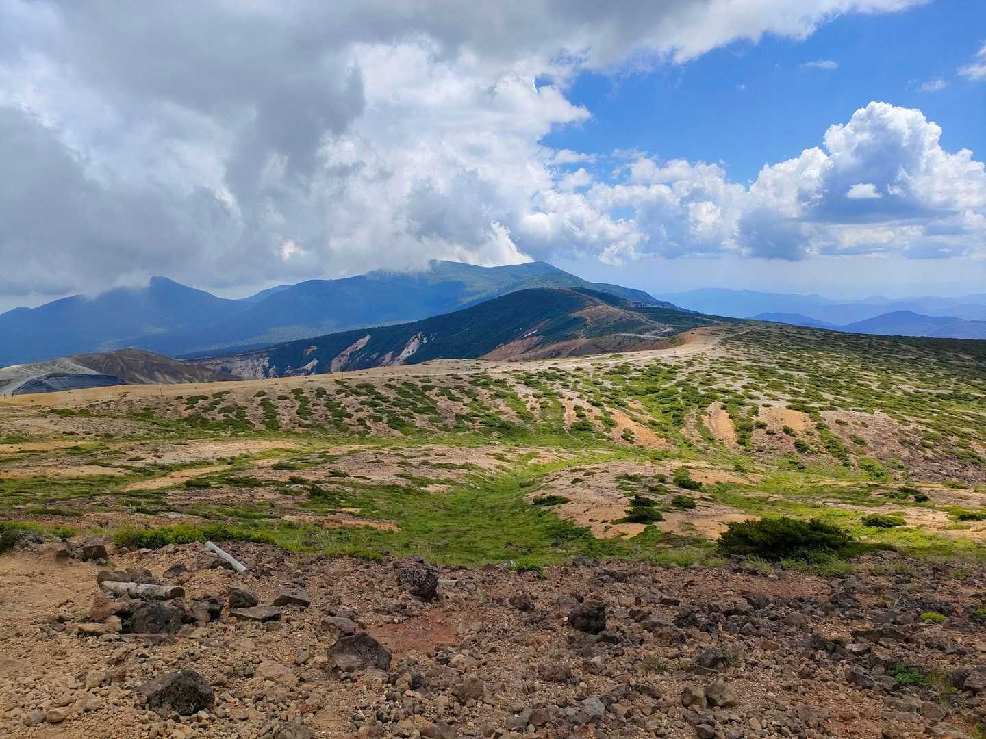 大黒天登山口-刈田岳-蔵王山 往復コースの写真