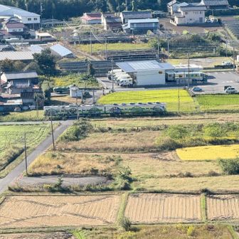 上信電鉄の🚃電車が見えました