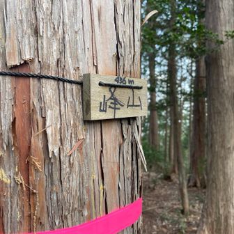 続いて峰山山頂です。