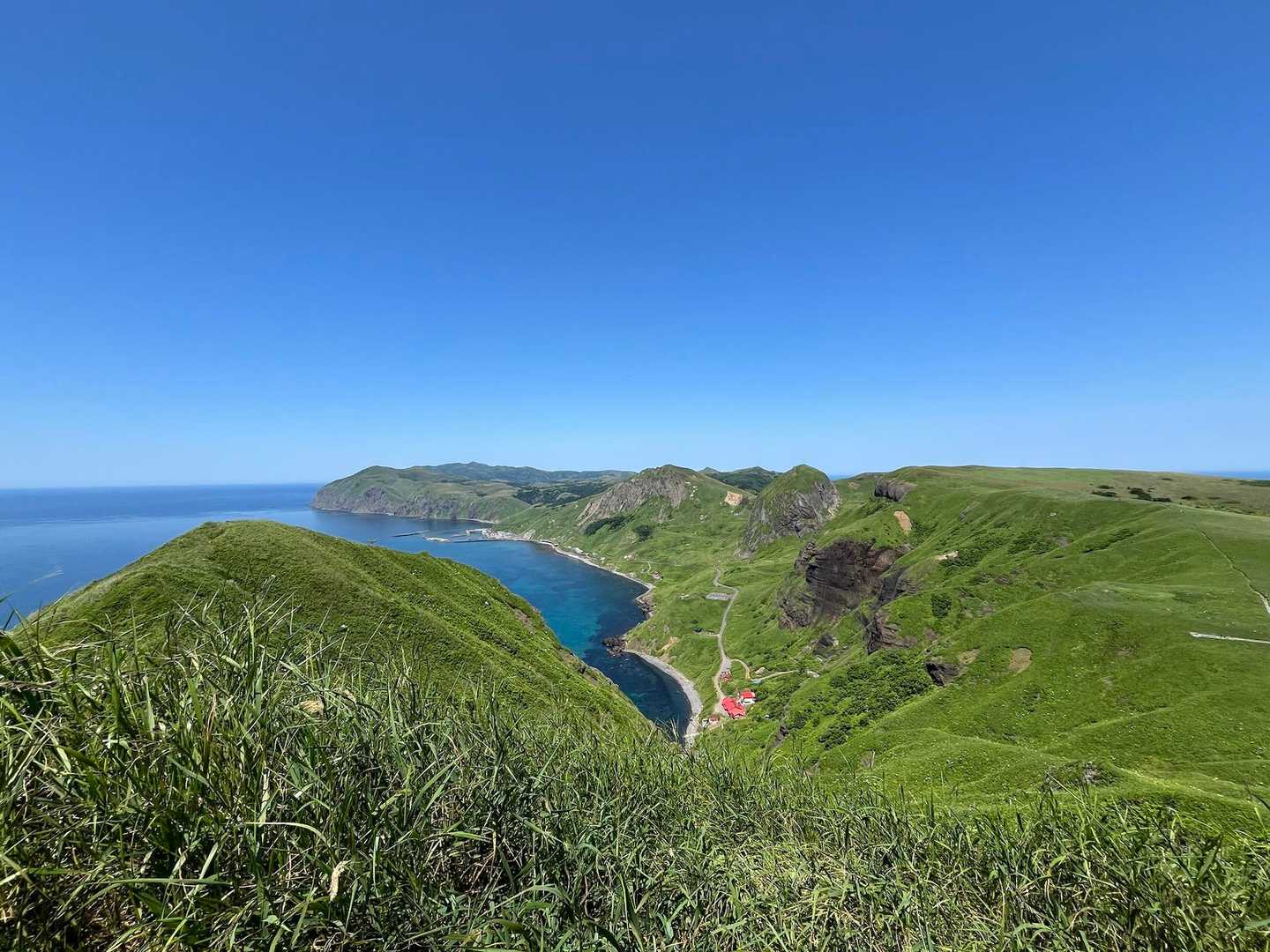 海が綺麗でした