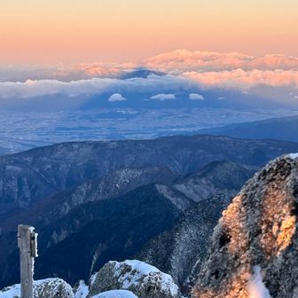 影甲斐駒ヶ岳
美しいー