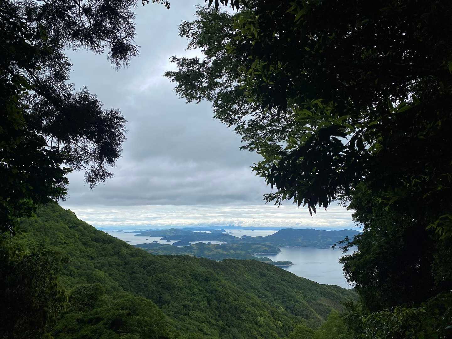 秋の岩谷観音様が眺める景色。