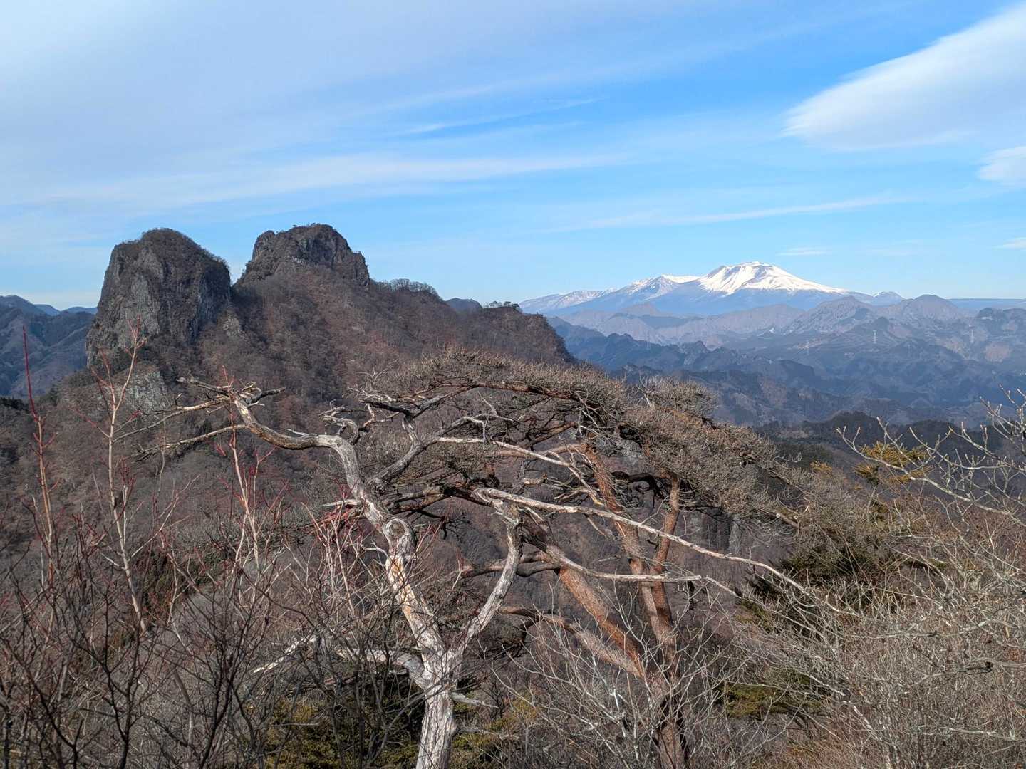 あの岩に登るよ
後ろに浅間山
八ヶ岳もよく見えました
