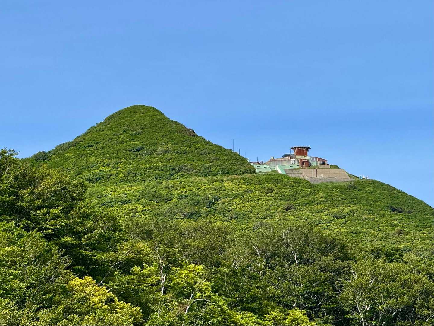 振り返って金北山