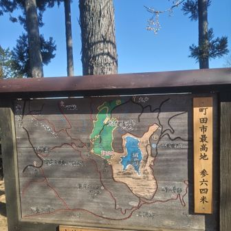 町田市の最高地点らしい。眺めがよい。