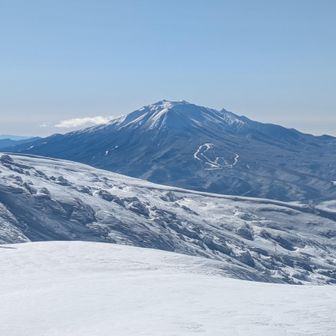 這々の体で里見岳登頂(´・ω・`)
里見岳からの御嶽山🎶
イイ(≧∇≦)b