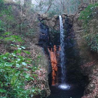 木曽川までおりて　不老滝