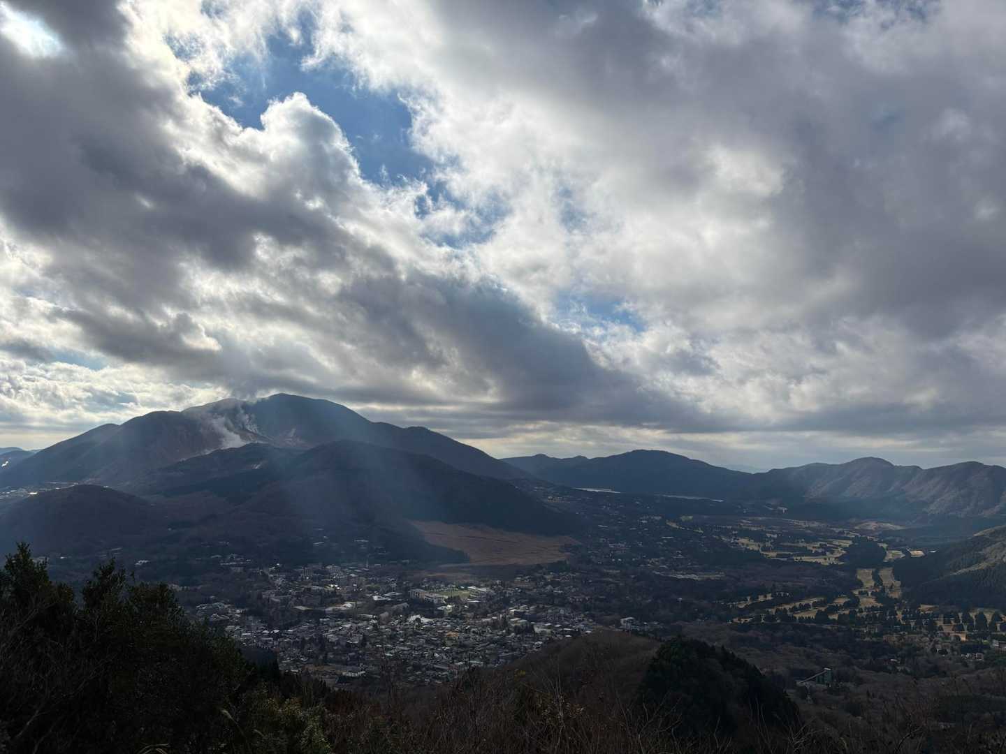 大涌谷もくもく
雲が多い…まさか😅
