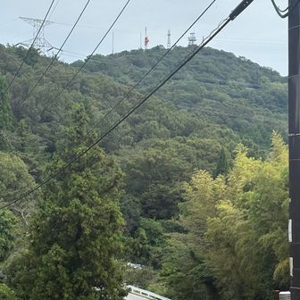 暗峠へ
生駒山が見えます
