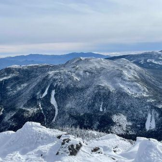 昨日いたんだよねー！と嬉しくて何度も撮ってしまう北横岳🤣
奥に甲武信とか金峰山とか🏔️