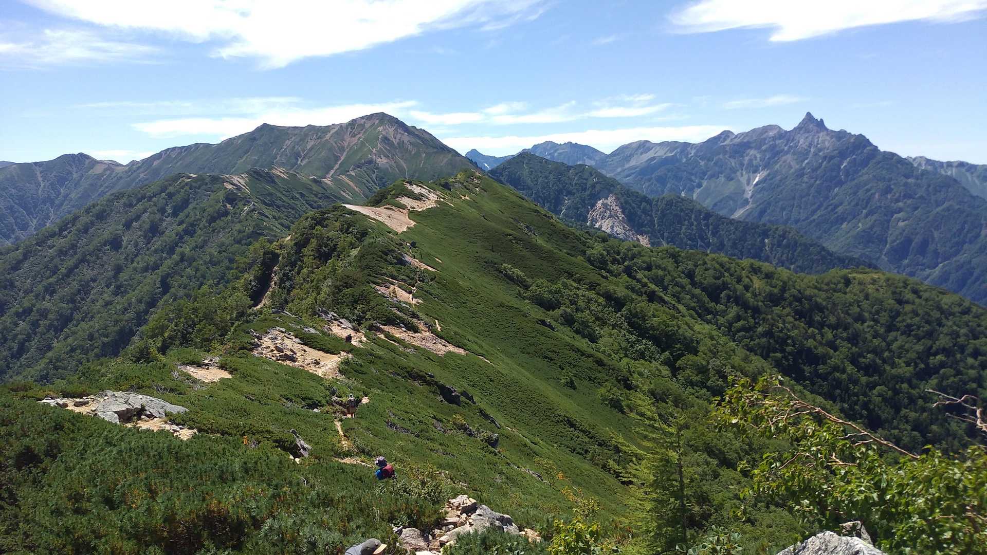 燕岳登山口-第1ベンチ-第2ベンチ-第3ベンチ-富士見ベン 周回コースの写真