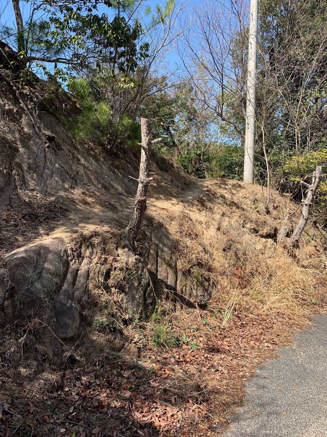 山道はここまで。
ここからロードに出て…
さて、ミッションに挑みます！