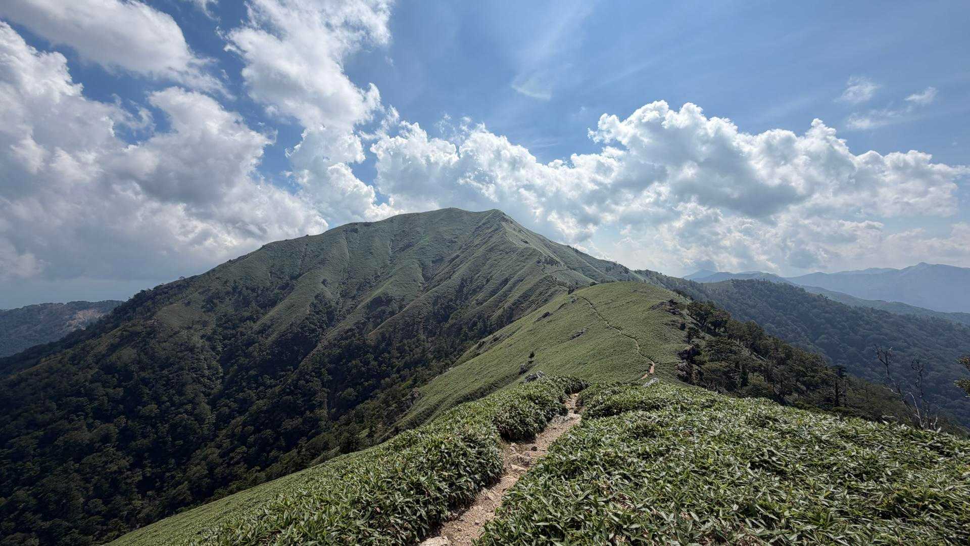 見ノ越登山口-ジロウギュウ峠-次郎笈 往復コースの写真