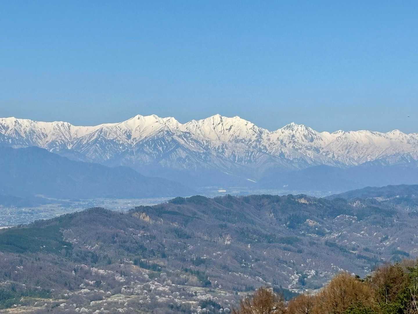 光城山登山口-光城山-烏帽子峰-長峰山 往復コースの写真