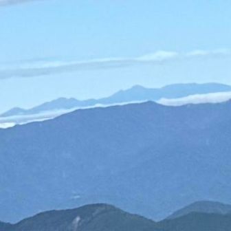 蛭ヶ岳山頂から八ヶ岳
