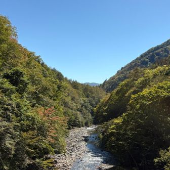 笛吹川、下流では富士川になるらしい