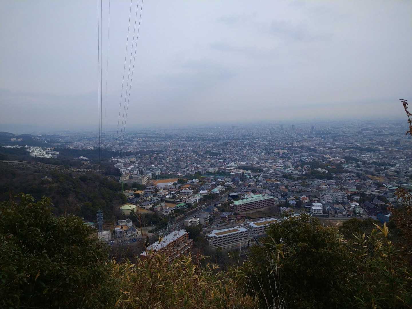 芦屋川駅-城山登山口-鷹尾山-荒地山-東おたふく山登山口バ 縦走コースの写真