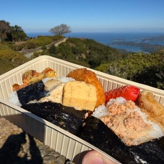 こんな景色を見ながらお弁当🍙
最高です😃