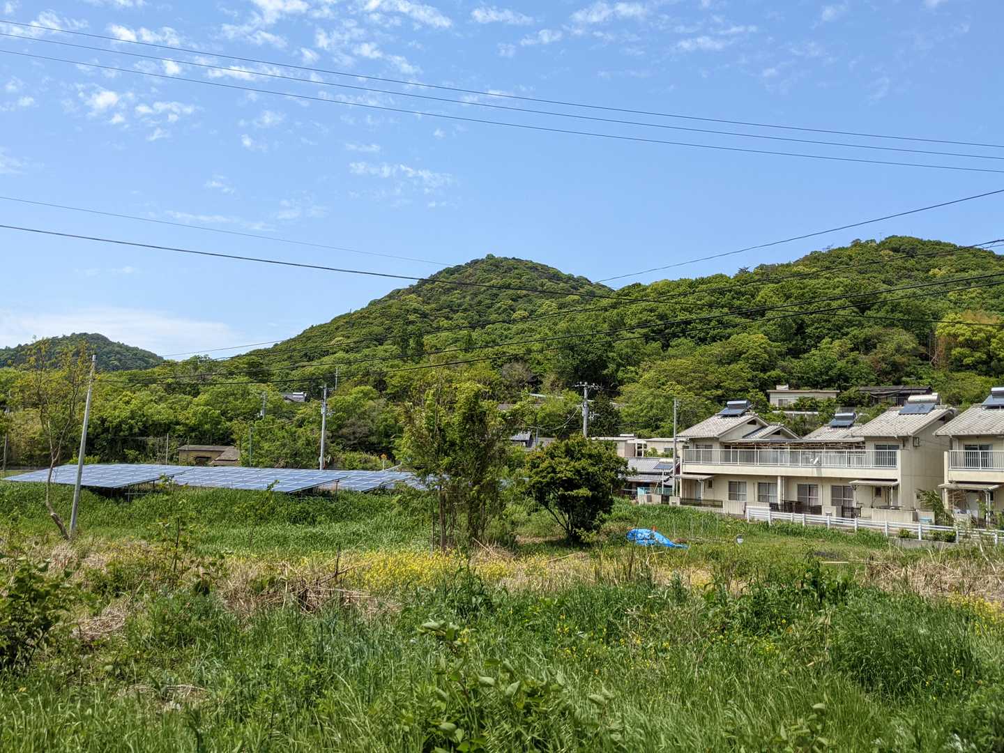 左から八ヶ峰、高無防山、遠見山
