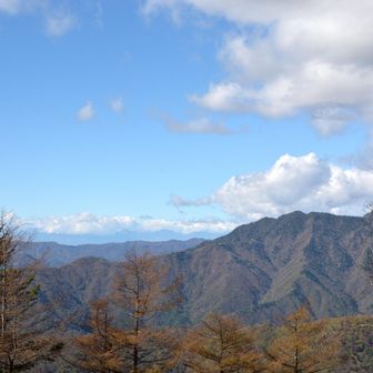 大洞山・南アルプス方面