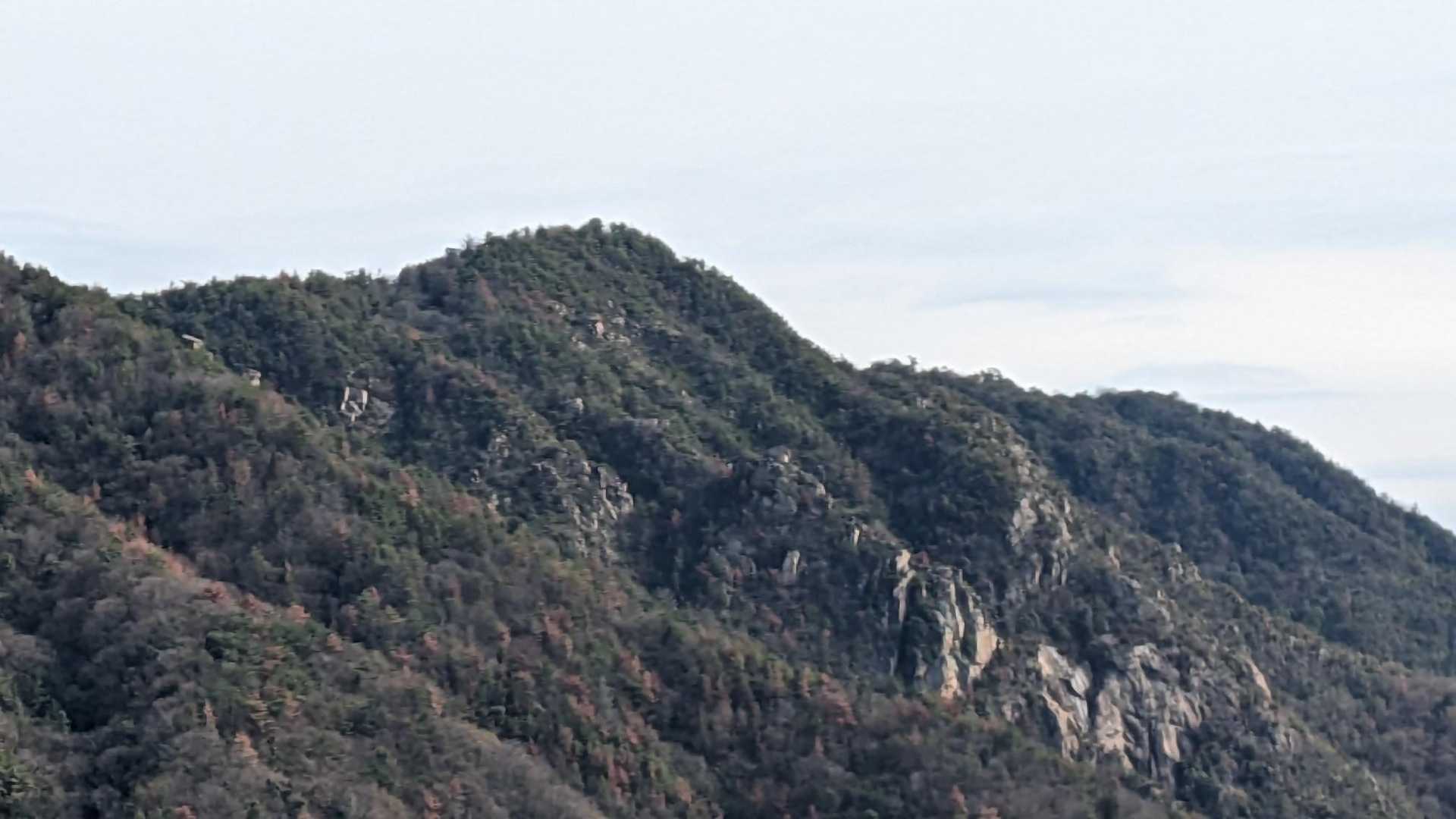 烏帽子岩付近