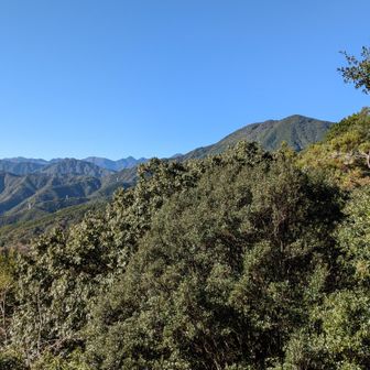 便石山（右左）もみなさんの登頂回数が多く、登りたいので、この辺りにはまた来る。西