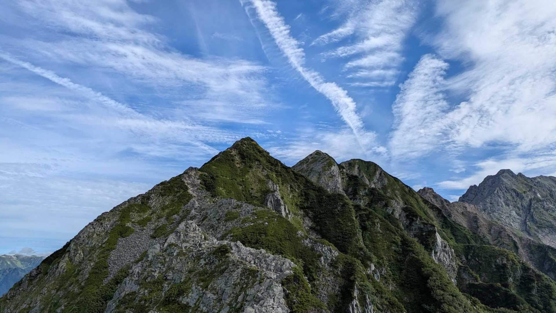 西穂高口駅-西穂丸山-西穂独標 縦走コースの写真