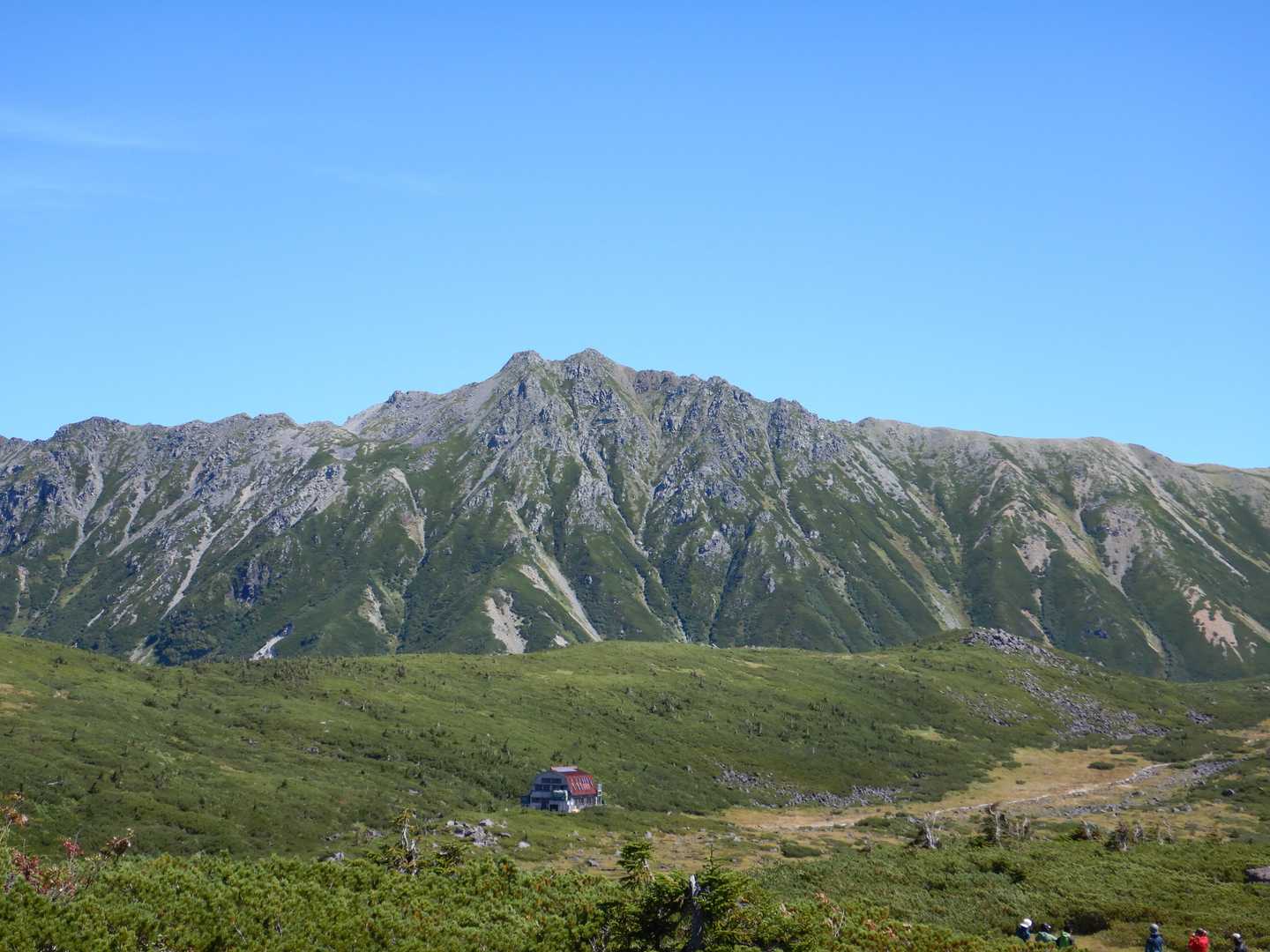 水晶岳と雲ノ平山荘