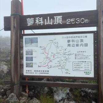 蓼科山　山頂