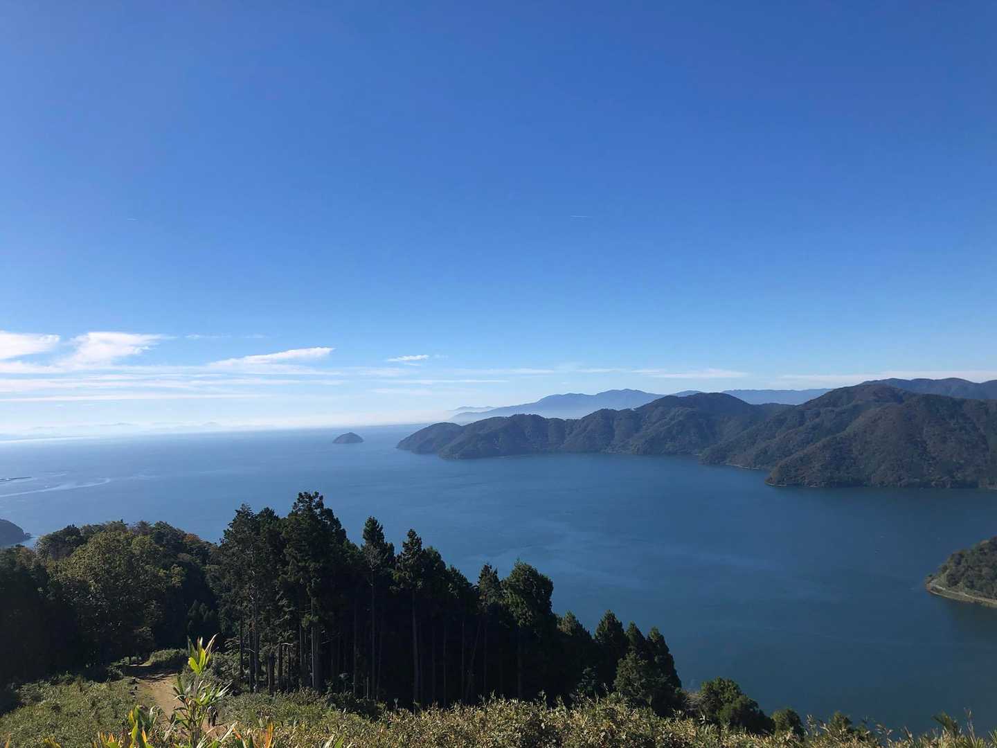 北端から見る琵琶湖はまさに海ですな！竹生島にも行ってみたい☺️