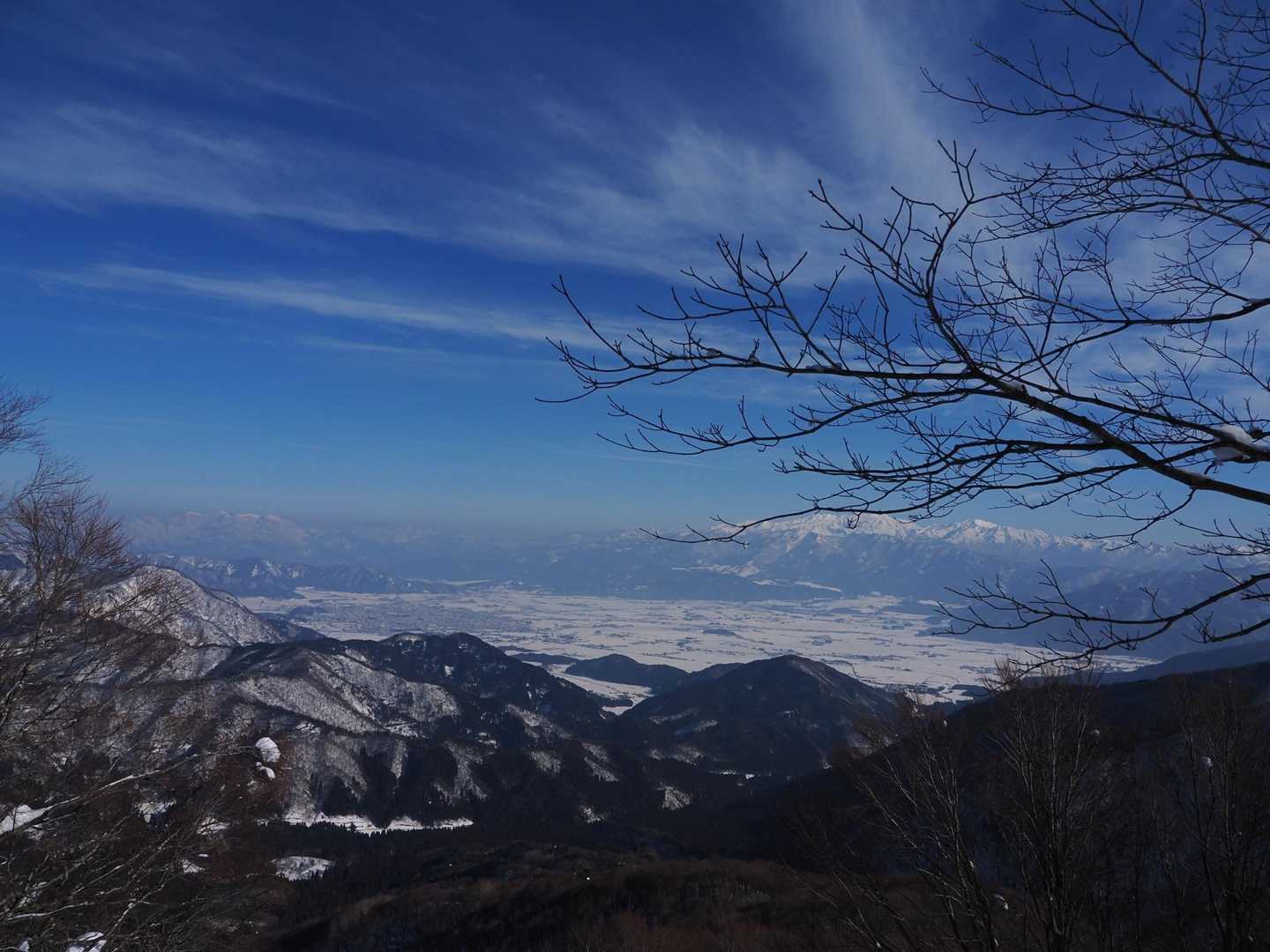 銀杏峯登山口-名松新道登山口-銀杏峯 往復コースの写真