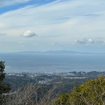 淡路島が見える😄