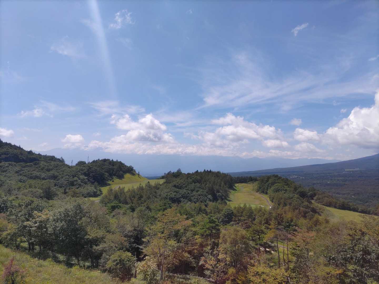 しし岩より南アルプス方面