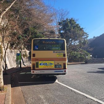 バス停でゴール。ここから伊勢原駅前まで直通のバスです。
