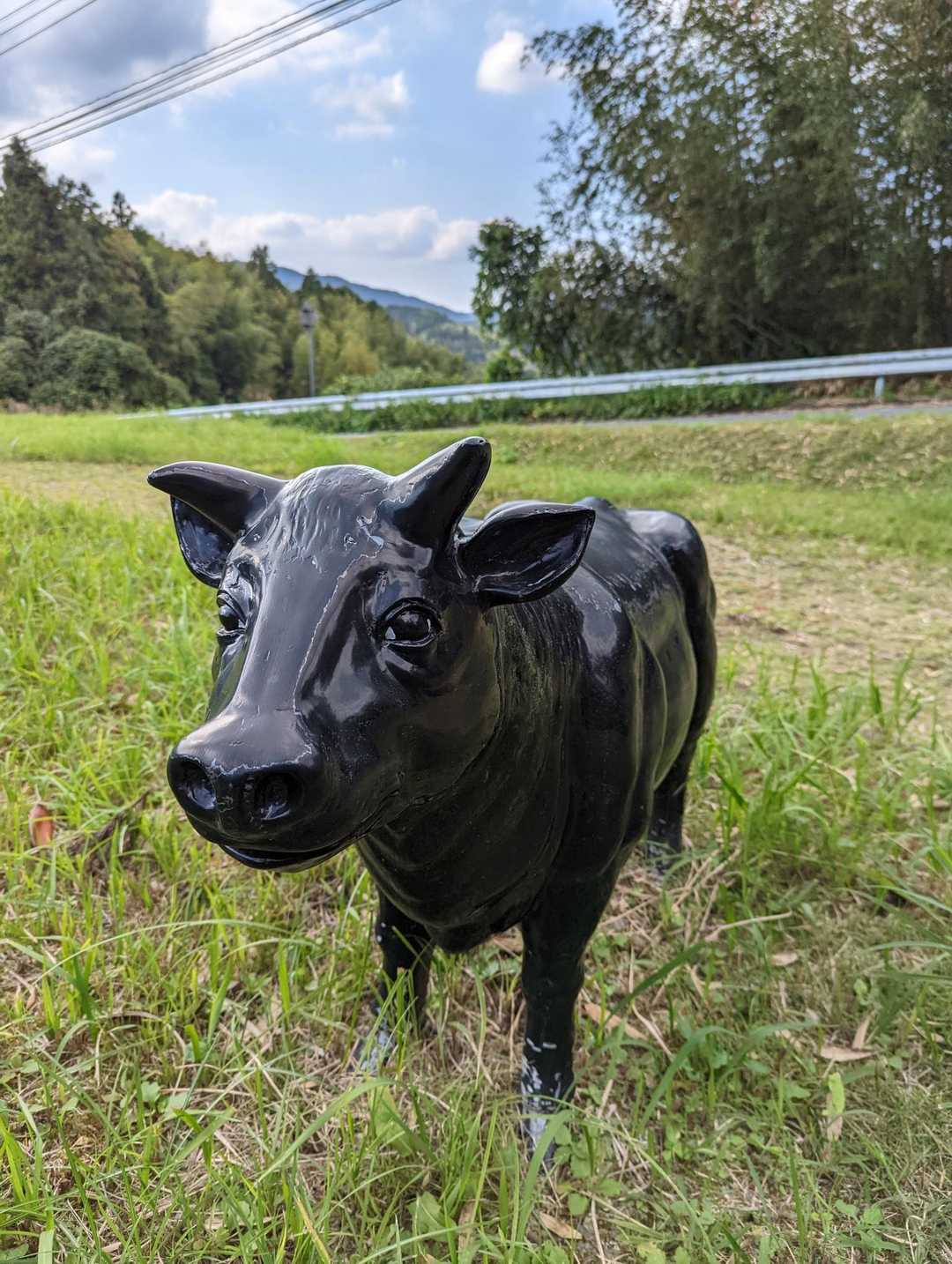 …シュールな🐮