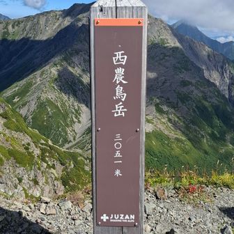 地主の社名が山頂標識に。
お邪魔いたします。