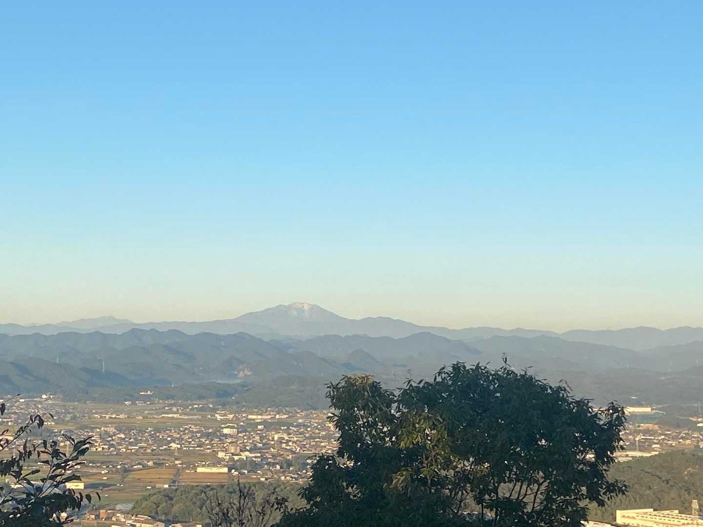 迫間山頂からの景色