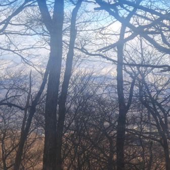 屏風、不忘方面は少し雪っぽくて見え無かった。。。