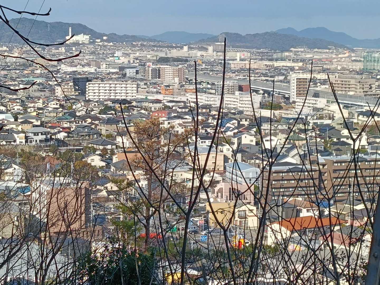 上りきった所からの展望。