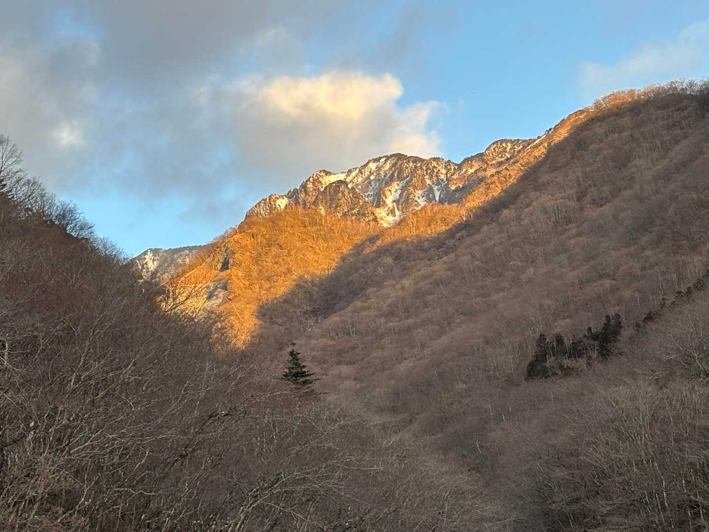雲竜渓谷 往復コースの写真
