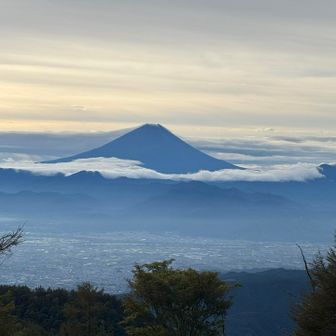 奥甘利山からの富士山🗻