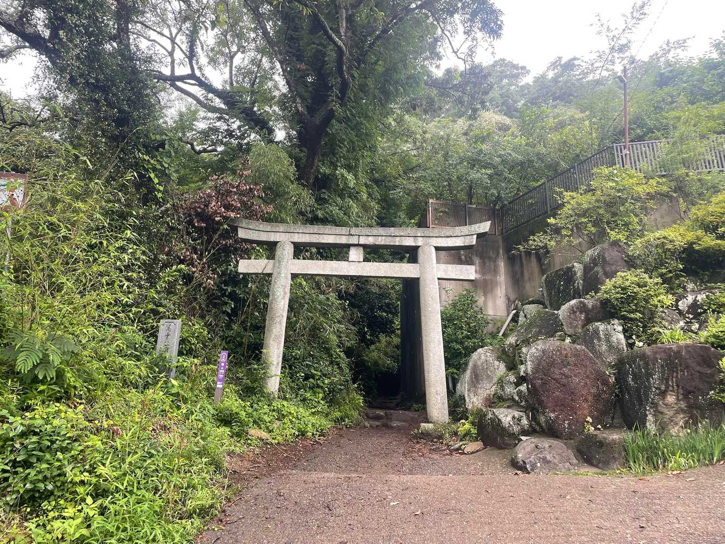 白雲橋コースの入口からスタート！